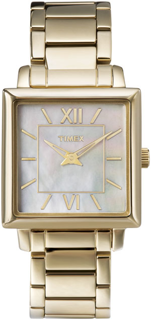 Timex Elegant Square - Dourado - Relógios-Femininos