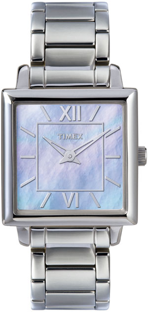 Timex Elegant Square - Aço - Relógios-Femininos