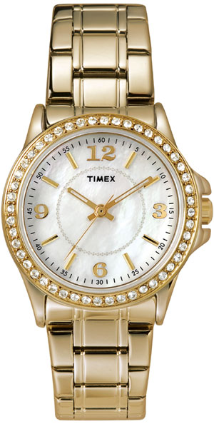 Timex Crystal Swarovski Collection - Dourado - Analógicos