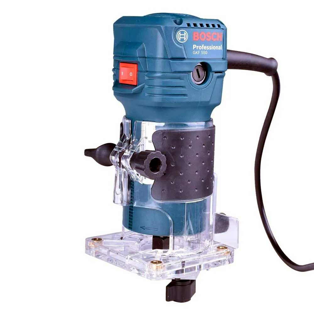 Tupia fresadora Bosch Profissional 6mm 550w GKF550 127v - Elétricas