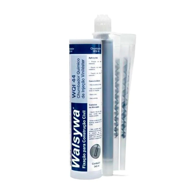 Chumbador Químico Walsywa WQI 44 345ML com bico aplicador - Fixação-Quimica