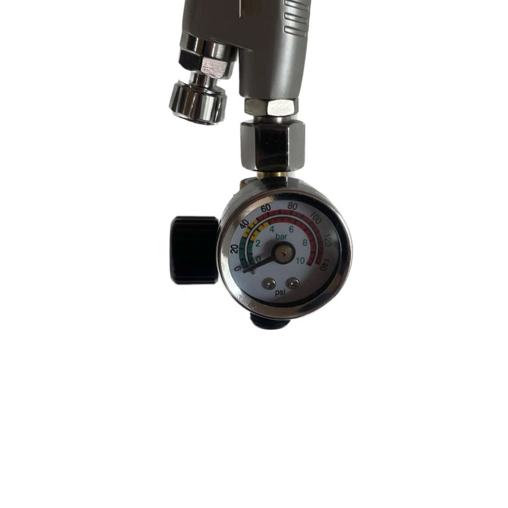 Mini Válvula Reguladora de pressão Webkits com Manômetro para Pistolas de Pintura - Webkits
