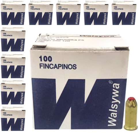 10 Caixas Fincapinos Walsywa Curto 22, 1000 fincapinos para ferramenta de ação direta - Fixação-Pólvora