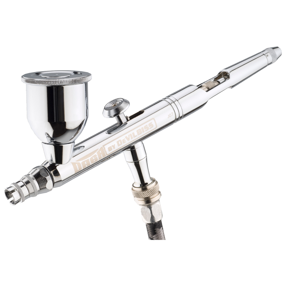 DAGR-501G-35 Aerógrafo profissional top de linha 0,35mm dupla ação - Devilbiss