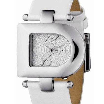 Relógio Feminino Donna Karan New York D-Shaped, Branco - Relógios-Femininos