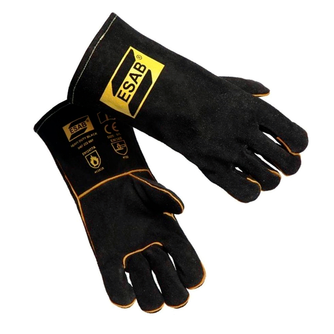 Luva Térmica Para Soldador Heavy Duty Black ESAB CA 41.721 - Maquinas-de-Solda