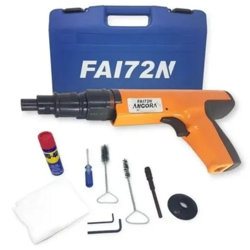  Pistola de fixação finca pinos de ação indireta Ancora FAI72N com regulagem