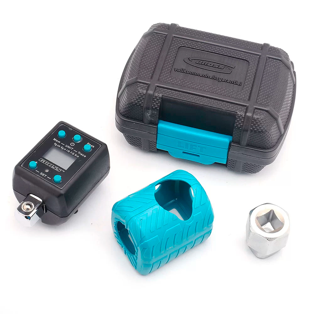 Torquímetro Eletrônico de 1/2 Pol. 40 a 200 Nm para Catraca 14164 Gross - Automotivas