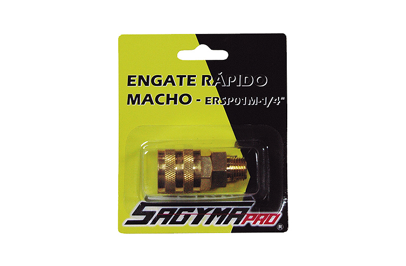 Engate rápido Sagyma, com rosca macho 1/4pol.  - Acessórios