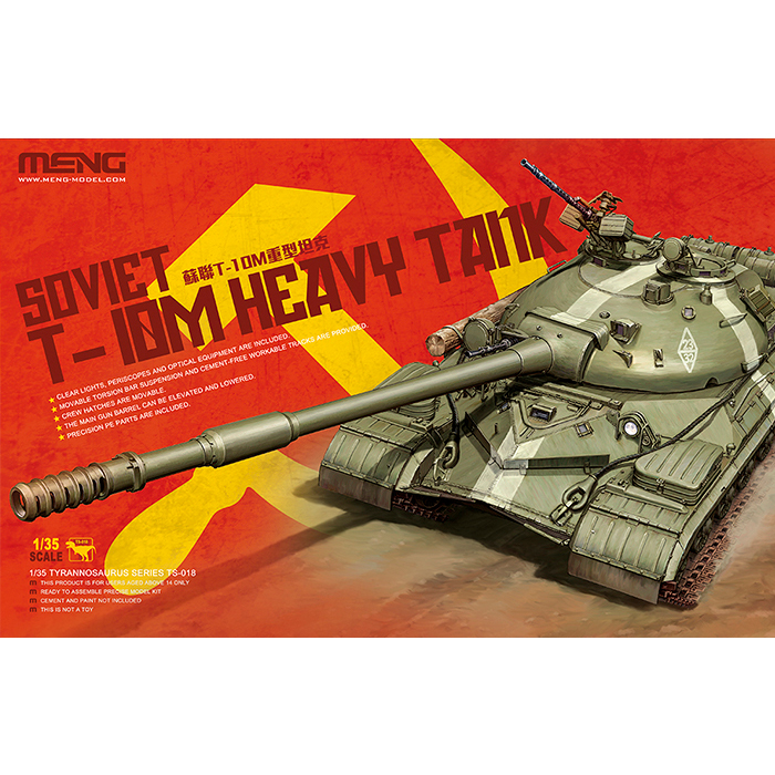 Soviet T-10M Heavy Tank TS-018 - Plastimodelismo