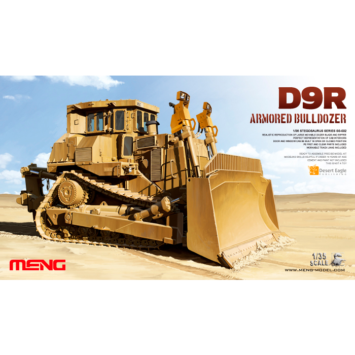 D9R ARMORED BULLDOZER SS-002 - Militaria