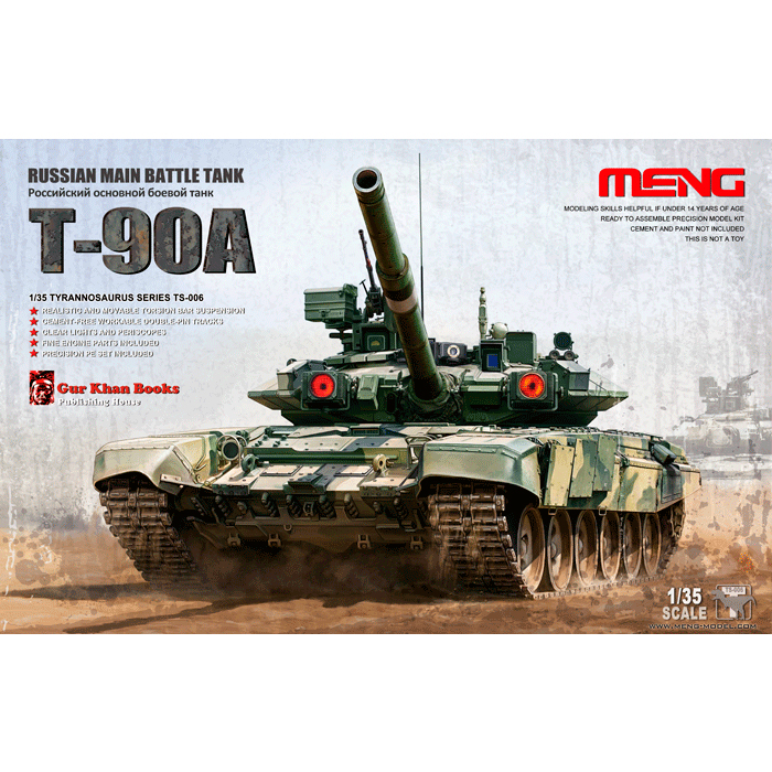 T-90A Russian Main Battle Tank TS-006 - Plastimodelismo