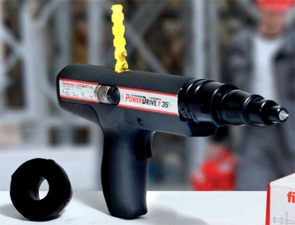 Pistola de Fixação Finca Pinos Fischer Power Drive com regulagem - Ferramentas