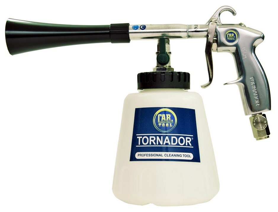 Tornador pneumático profissional Car Tool Black Z-020, pistola para limpeza profunda - Estética-Automotiva