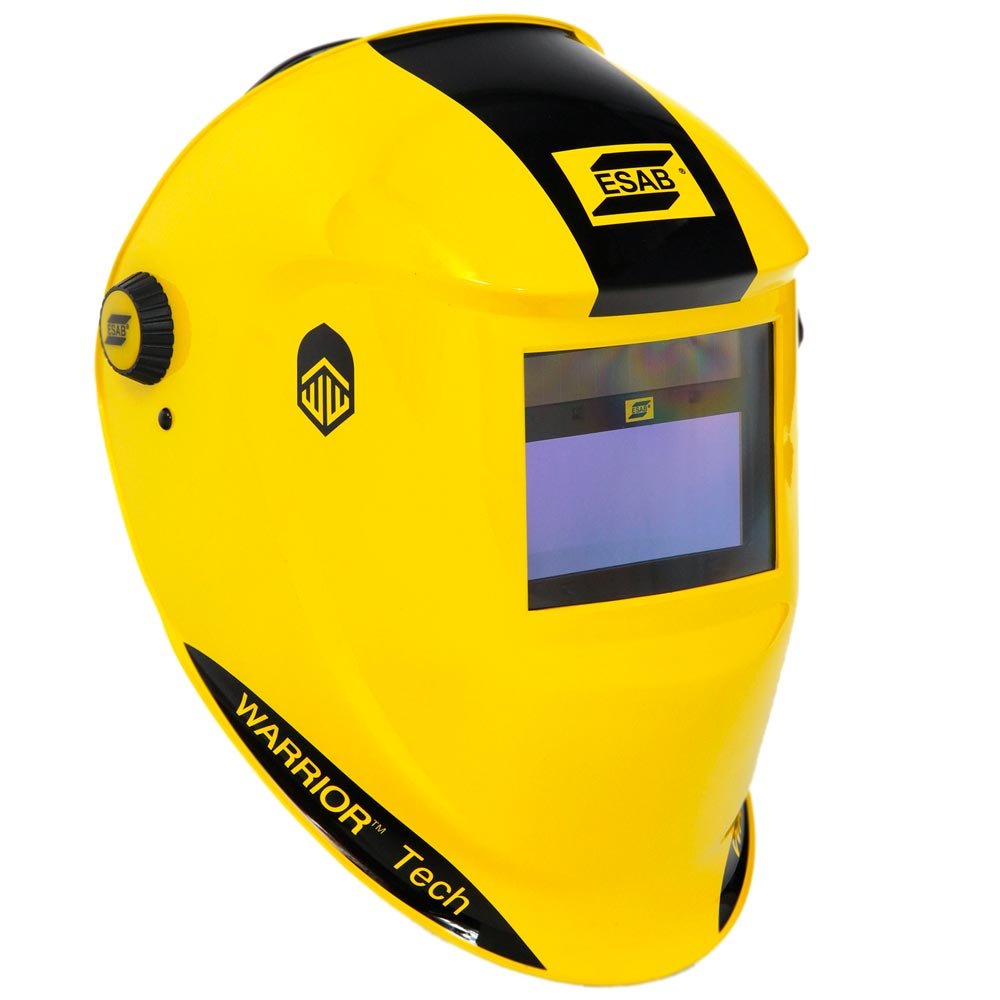 Mascara de Solda Escurecimento Automatico ESAB Warrior Tech 9-13 Amarela - ESAB