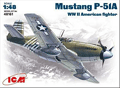 Mustang P-51A - Plastimodelismo