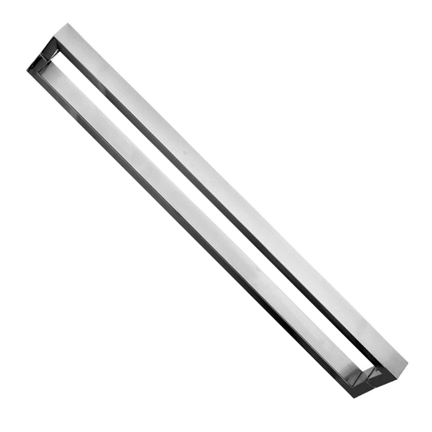 Puxador Luxo JMS-734 40x20 mm com 80 cm de comprimento Inox Polido - Puxadores