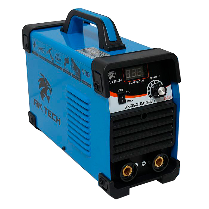 Máquina Inversora de Solda AK-TIG210A - Bivolt - AK Tech USK - Inversoras-