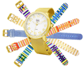 Relógio Feminino Fashion Analógico troca pulseiras - Relógios-Femininos