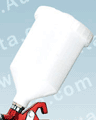 Copo plastico para pistola HVLP - LVLP com 600 ml - Auarita