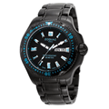 Relógio Suiço Zodiac de mergulho 100m - Deep Reef Preto, Aço IP preto - Analógicos