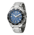 Relógio Suiço Zodiac de mergulho 100m - Deep Reef Azul, Aço - Relógios-Masculinos
