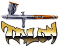 Paasche Talon TG-3F, completo, com ponta leque - Aerografos