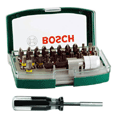 Kit pontas para parafusadeira com 32 peças mais fenda manual Bosch - Brocas-e-Pontas