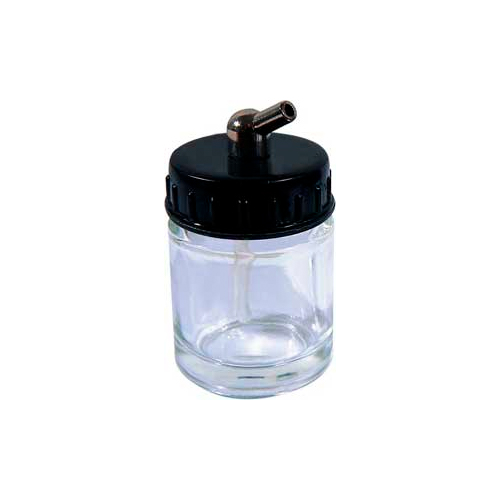 Copo de tinta de vidro 22ml Steula para aerógrafos (Igual ao Sagyma SW05) - Steula