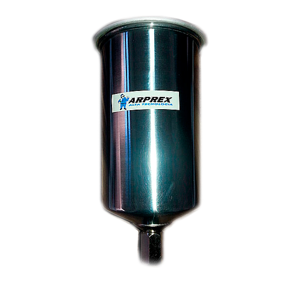 Caneca de aluminio Arprex para pistolas de pintura. Capacidade 1 litro - Acessórios