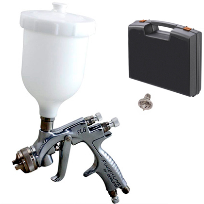 KIT Pistola de Pintura FLG-515 DeVilbiss - 2 Bicos 2 agulhas, Maleta e Manômetro - Devilbiss