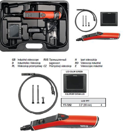 Boroscópio Cameara de Inspeção Industrial com tela 3,5 CAL WIRELESS - Outras-Diversas