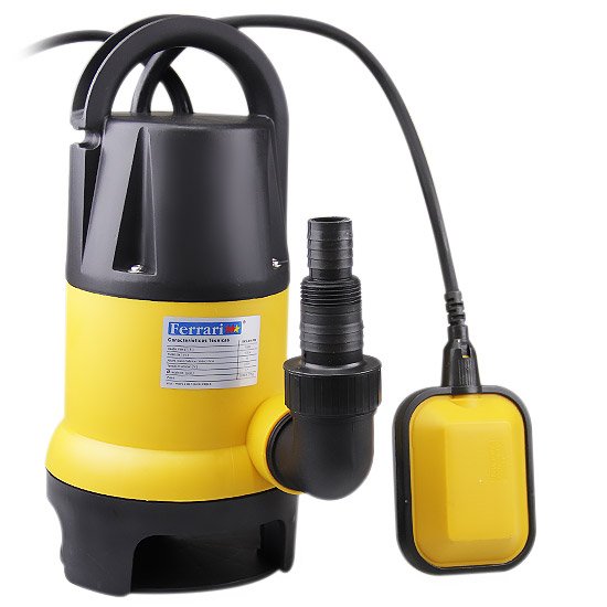 Bomba Submersível para água turva ou limpa 127 volts - Ferrari