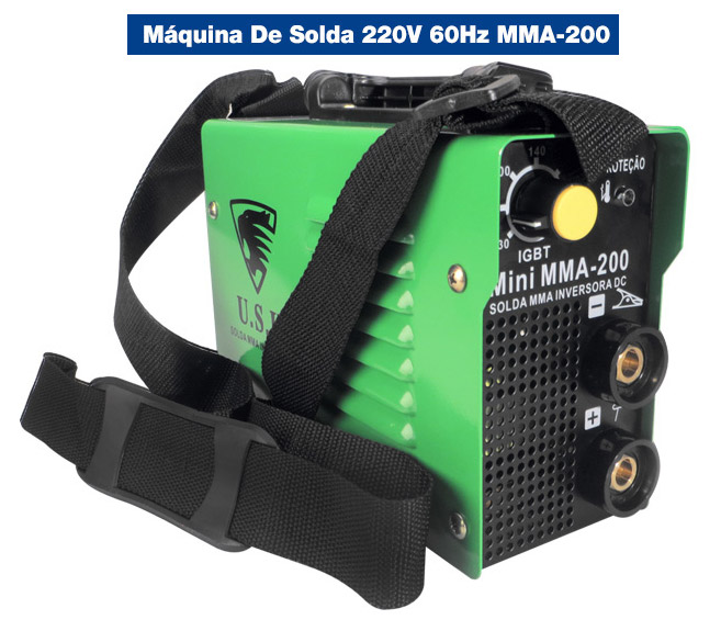 Maquina Inversora de Solda para Eletrodos 200 Amperes 220V - Inversoras-