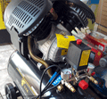 Compressor profissional 10 pcm (pés) motor em V com tanque de 100 litros 127 volts - Compressores-em-geral