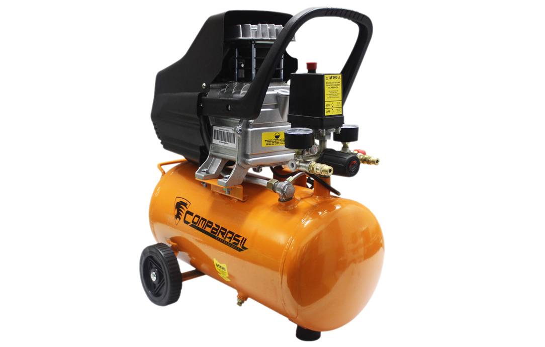 Compressor com tanque de 18 litros 2HP 7,6 pés 220 volts - Compressores