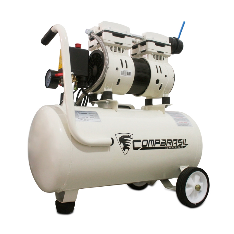 Compressor America King para Aerografia 110V 24 Litros, Sem óleo e Baixo nível de ruído  - Compressores-em-geral