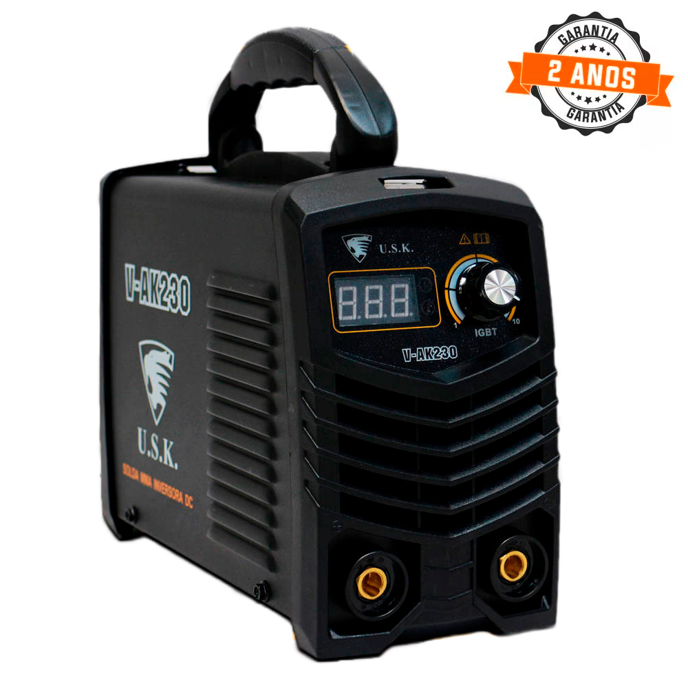 Máquina Inversora de Solda USK V-AK230 IGBT 130A - Inversoras-