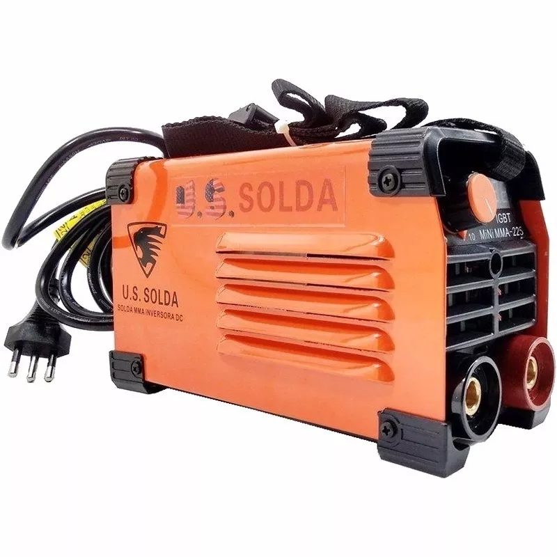 Inversora de Solda IGBT MMA 225 amperes, a menor IGBT do mundo 127V - Maquinas-de-Solda