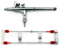 Kit Aerógrafo Royal Airbrush Dupla-Ação com 3 bicos e 3 agulhas e engate rapido - Aerografos
