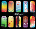 Estêncil lavável e reutilizável para manicure com desenhos variados. - Stencils