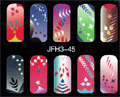 Estêncil lavável e reutilizável para manicure com desenhos variados. - Stencils