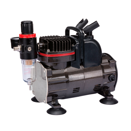 Compressor para Aerografia TC-812 Compacto, Silencioso e Sem Óleo - 110v - Compressores