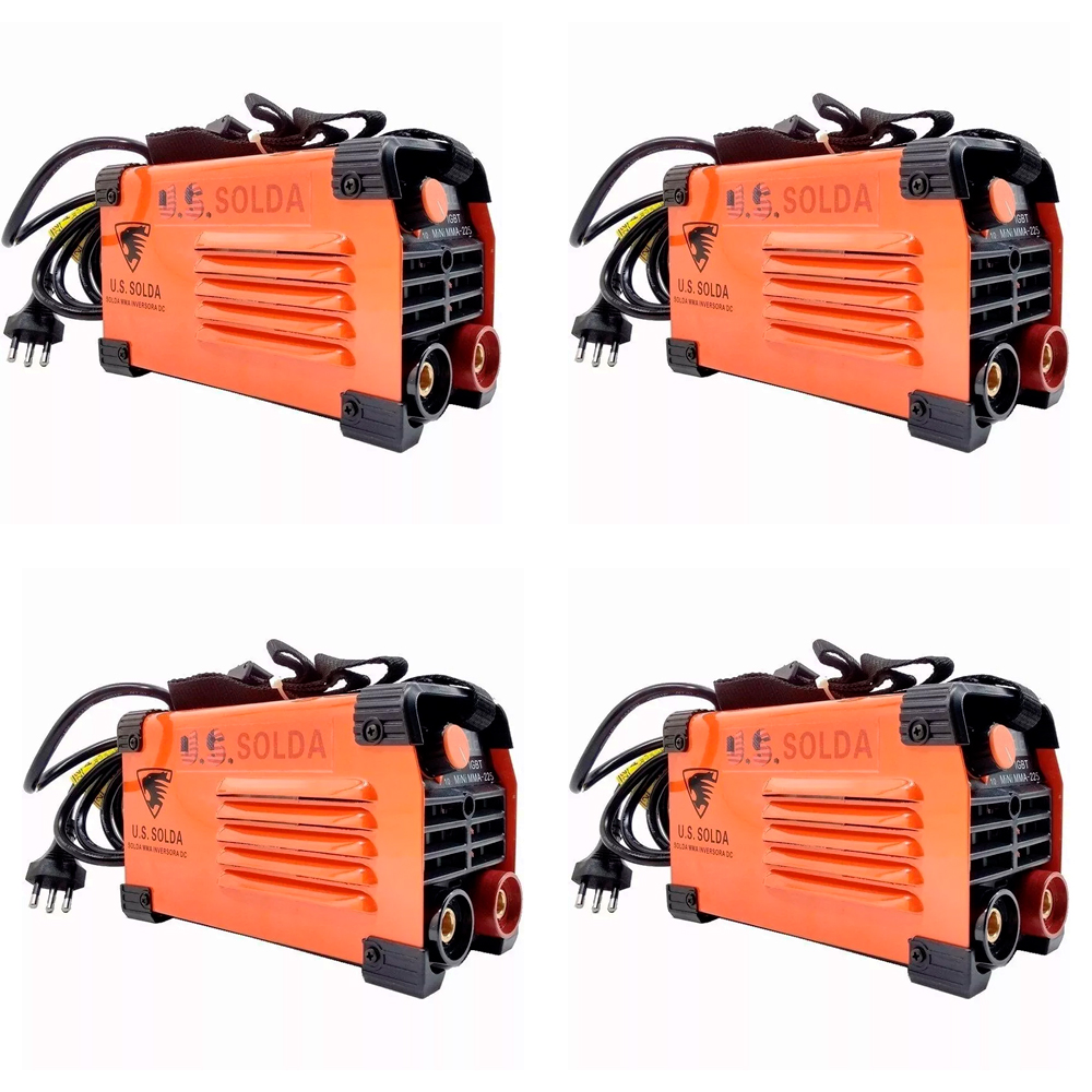 KIT 4 Inversoras de Solda IGBT MMA 225 amperes - A menor IGBT do mundo - Inversoras-