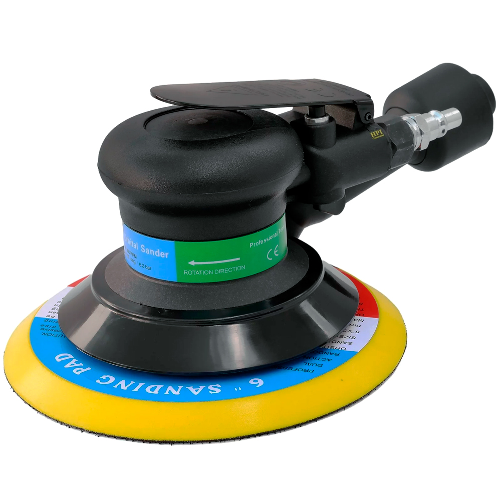 Lixadeira Pneumática PRO-400 Roto Orbital 6 Polegadas 90PSI 11.000rpm 15pcm