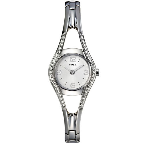Timex Crystal Swarovski - Aço - Relógios-Femininos