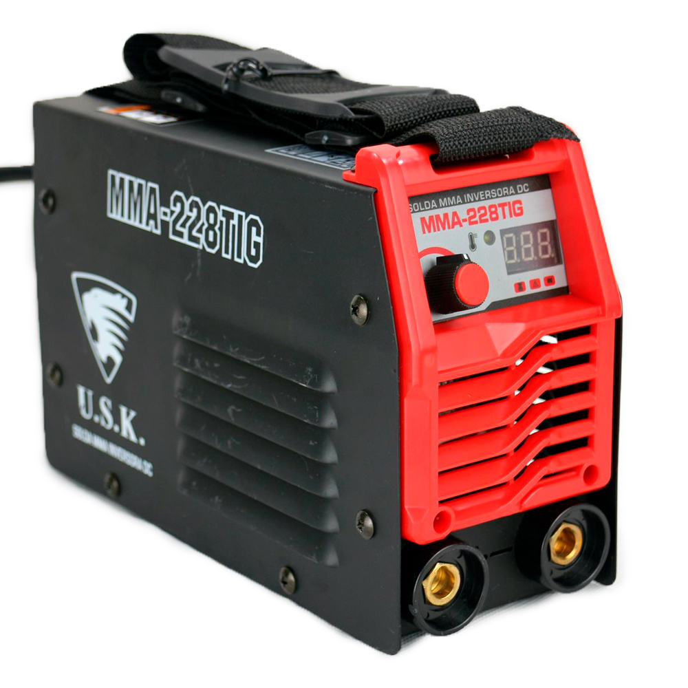 Mini Máquina Invesora de Solda MMA 228 TIG com Tocha TIG - 220v - Inversoras-