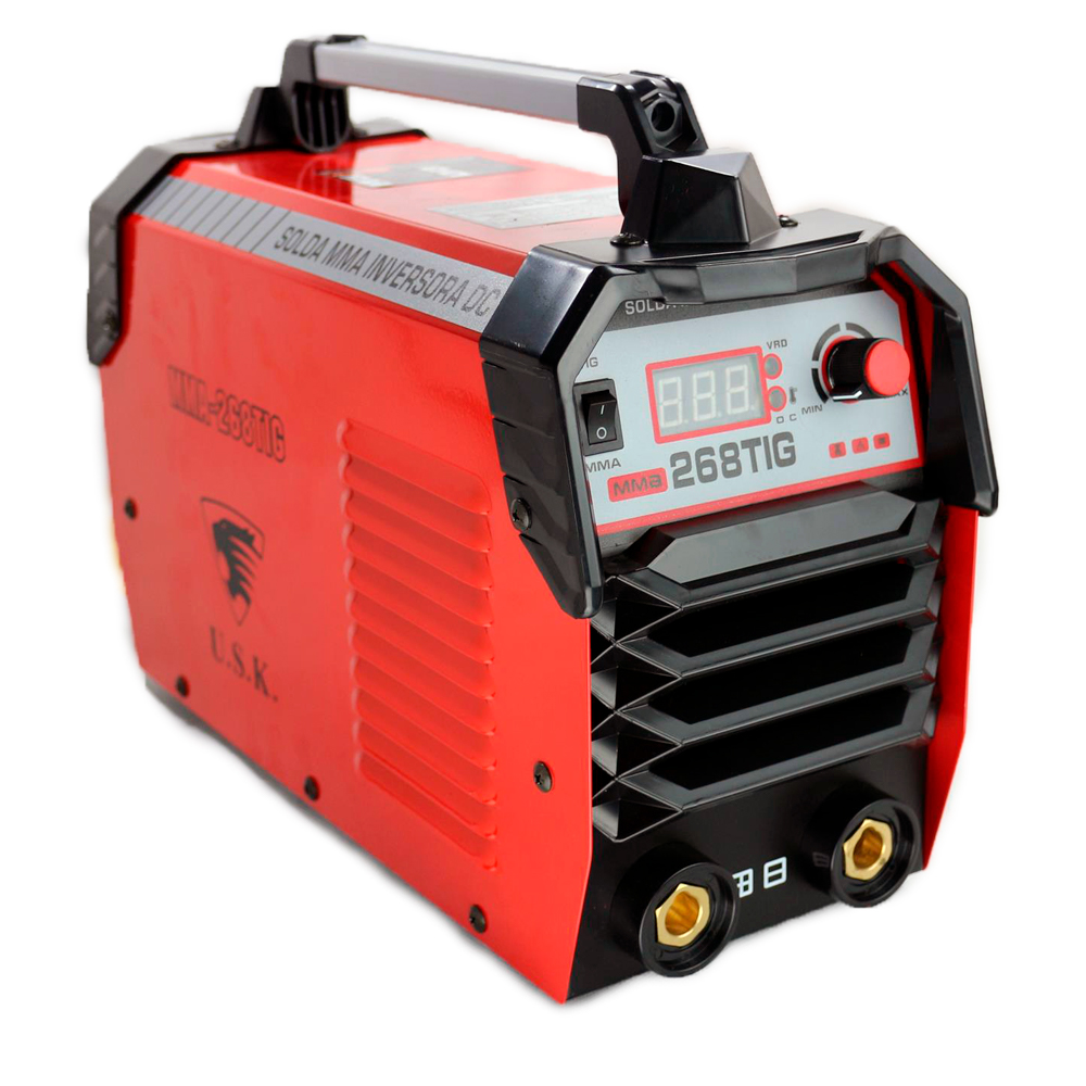 Mini Máquina Invesora de Solda MMA 268 TIG com Tocha TIG - 220v - Inversoras-