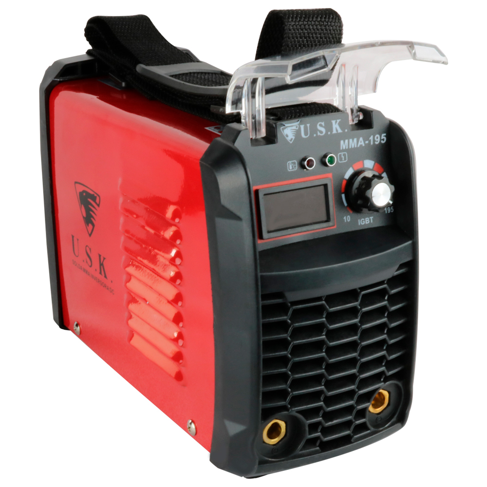 Maquina de Solda Inversora MMA 195 220v Display Digital USK - Inversoras-