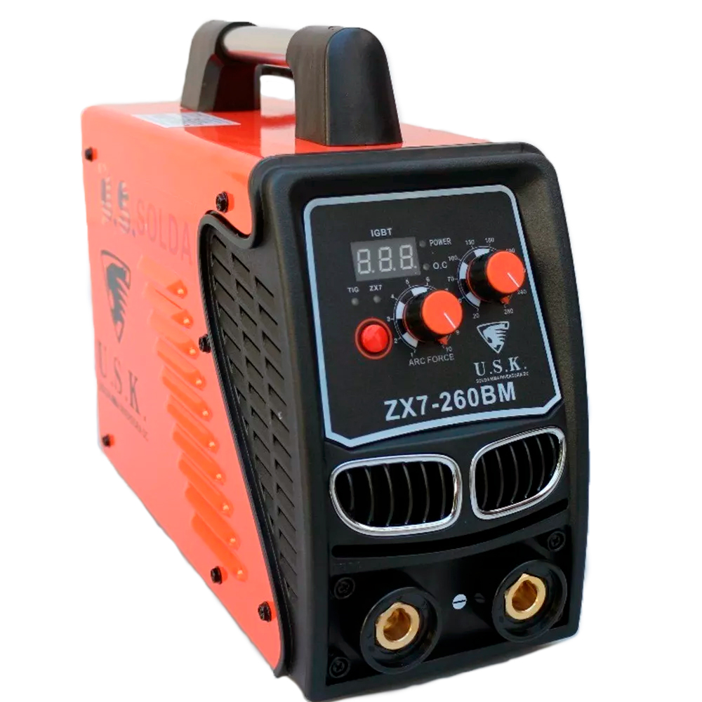 Máquina de Solda Inversora Tig e MMA Zx7 260BM Display Digital - A Prova DÁgua - Inversoras-